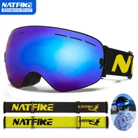 Snowboard Ski Goggles for Men Women UV400 Protection Anti-Fog Ski Glasses Ski Mask Big Face Snow Glasses Skiing Eyewear 1