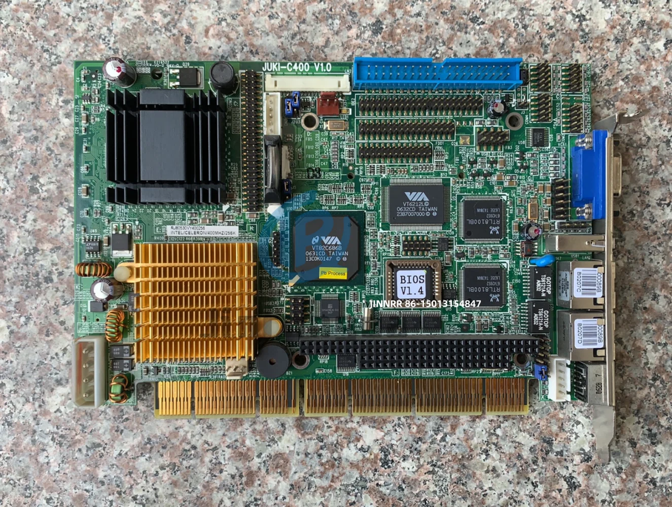 Original disassembly JUKI-C400R V1.0 industrial control motherboard JUKI-C400R package ready for use in stock