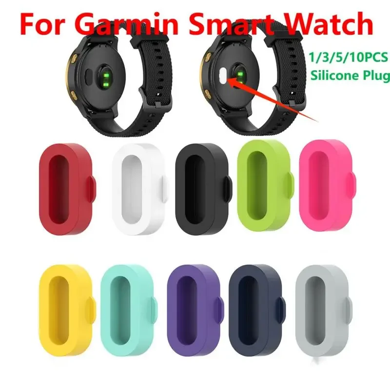 Silicone Dustproof Plug Cover Case for Smartwatch Charging Ports
