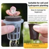 Plastic hydroponic seed planting pot - transparent and durable gardening seedling cup - reusable cup for observing plant roots 4