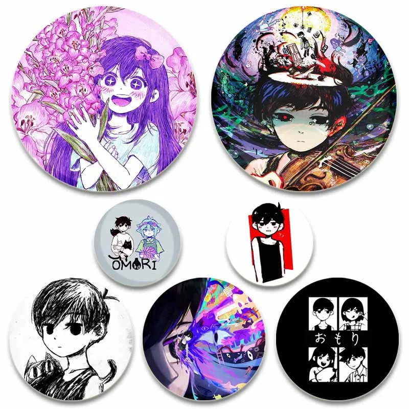 OMORI CHIBI Button Pin Set 缶バッジ OMORI CHIBI Button Pin Set 缶バッジ - メルカリ