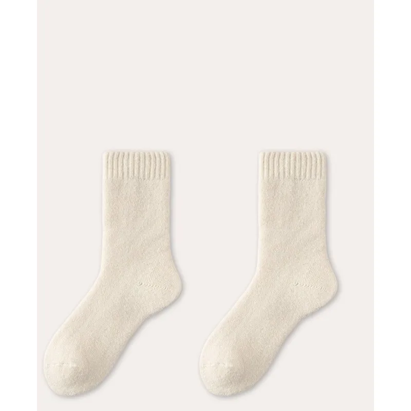 Men's Thick Cashmere Socks for Autumn Winter, Medium To Long Length, with A Temperature of Minus 40 Degrees Celsius for Warmth