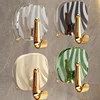 1/4PCS Transparent Acrylic Hooks Self-adhesive Wall Hook Home Decoration Key Towel Holder Bathroom Kitchen Waterproof Organizer 1