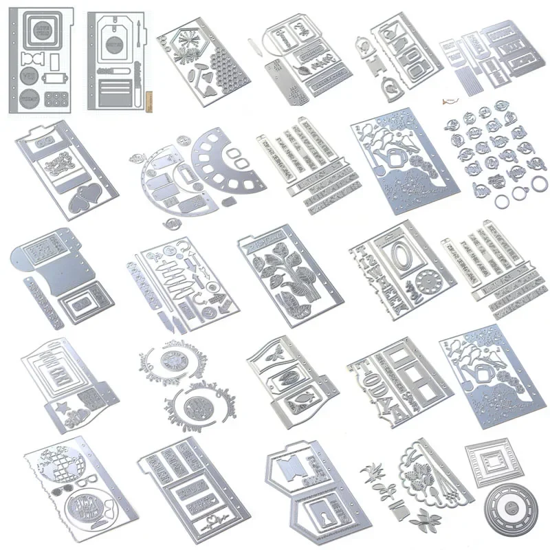 

Design Metal Cutting Dies for Making Decorative Diy Scrapbook Practice Photo Album Process Craft Handicraft Card 2023 New