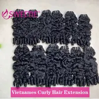 12A birman Pix boucles cheveux humains paquets offres vietnamien brut humain vierge cheveux armure paquet océan spirale cheveux bouclés paquets 1