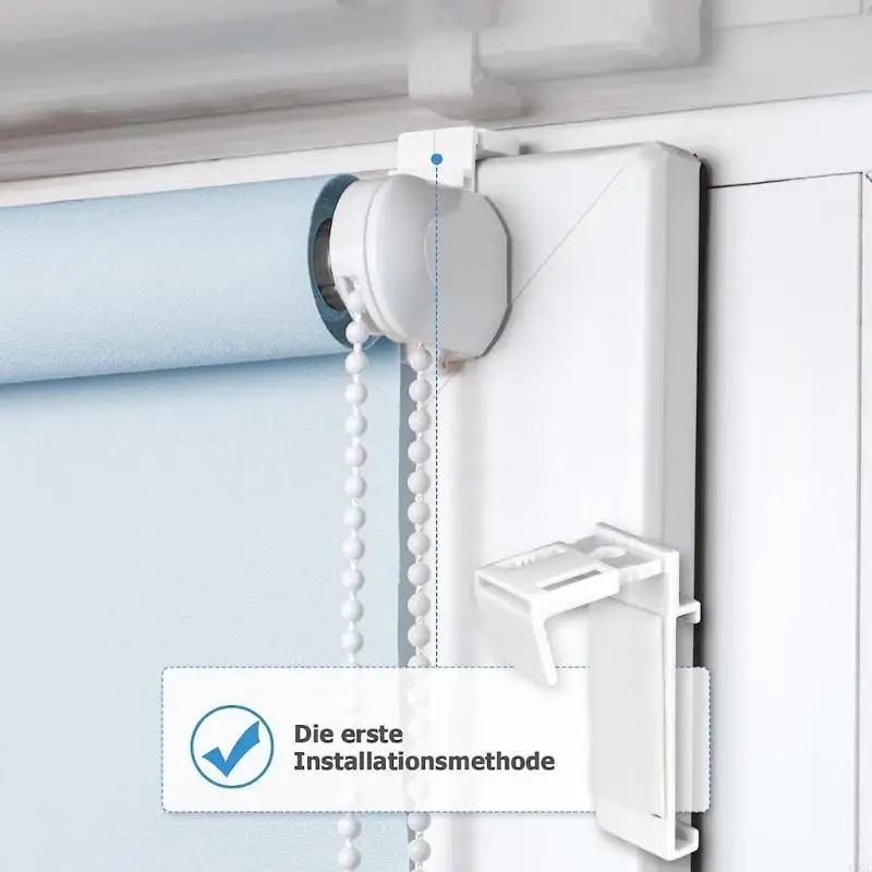 Adjustable Brackets Clamp Support Bracket Plastic Material for Roller Blinds