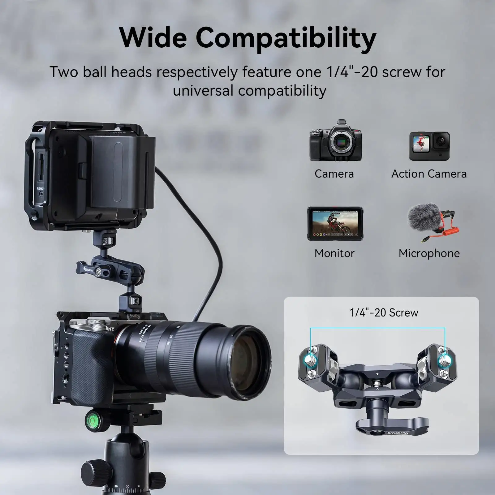 SmallRig  ,   , 1/4 ,    ʵ  Ʈ,     3873