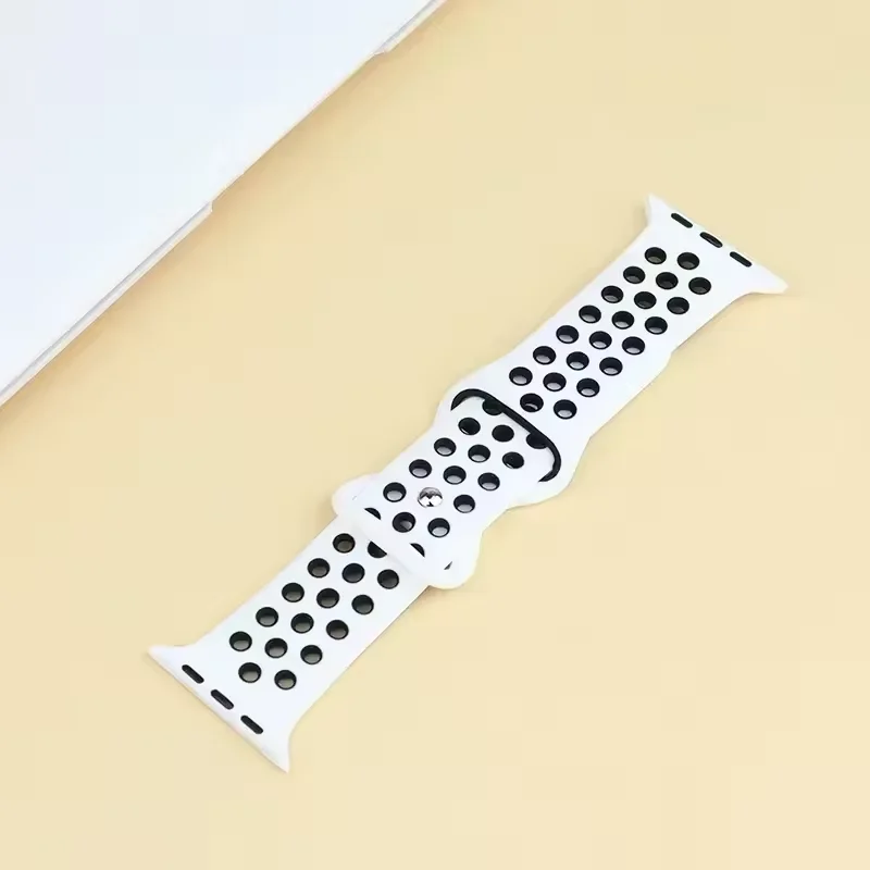 Premium Silicone Sports Bracelet Replacement for Apple Watch - Universal Fit
