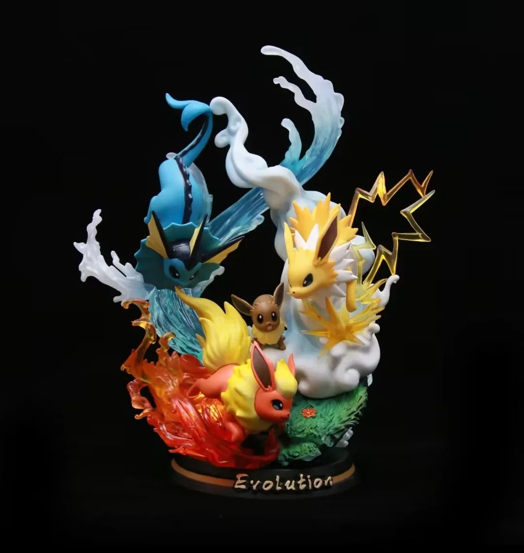 anime-pokemon-eevee-flareon-vaporeon-jolteon-evolution-ver-pvc-action-figure-game-statue-collectible-model-light-up-toys-doll