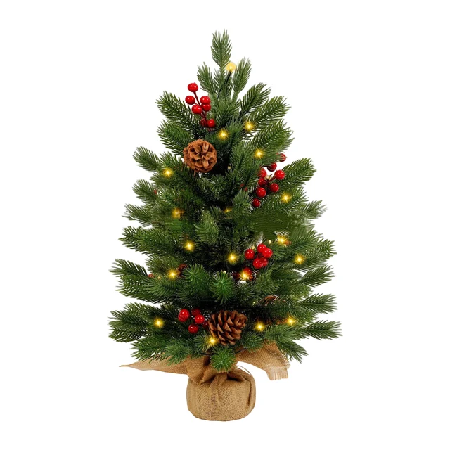 Classic Artificial Christmas Tree Family Household Tabletop Exquisite Decoration Family Merry Christmas Party Ornaments Supplies 2