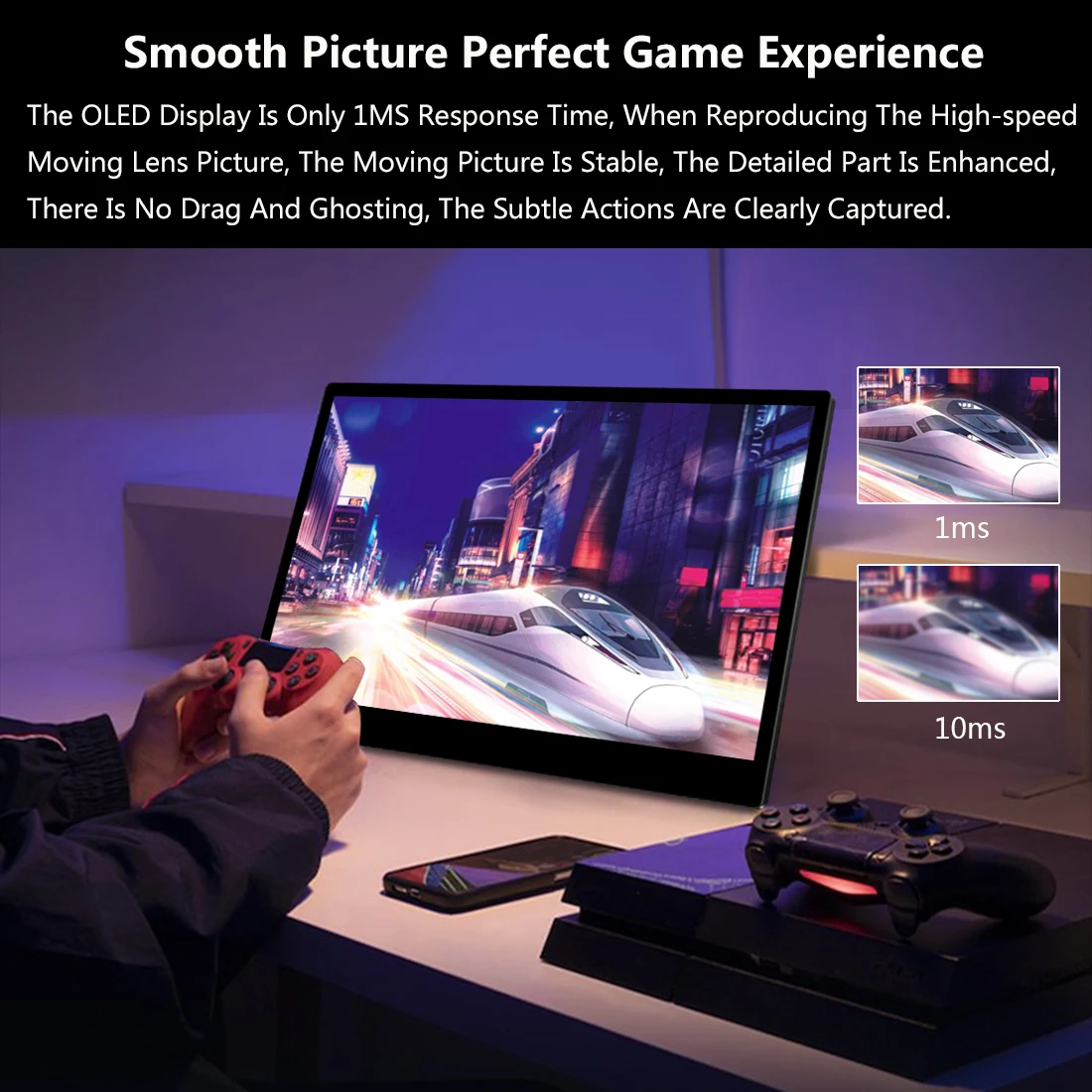 13.3 ġ 4K OLED ġ ޴  ȭ, C Ÿ HDMI ̴ DP ȣȯ ӿ  PC  Xbox ġ