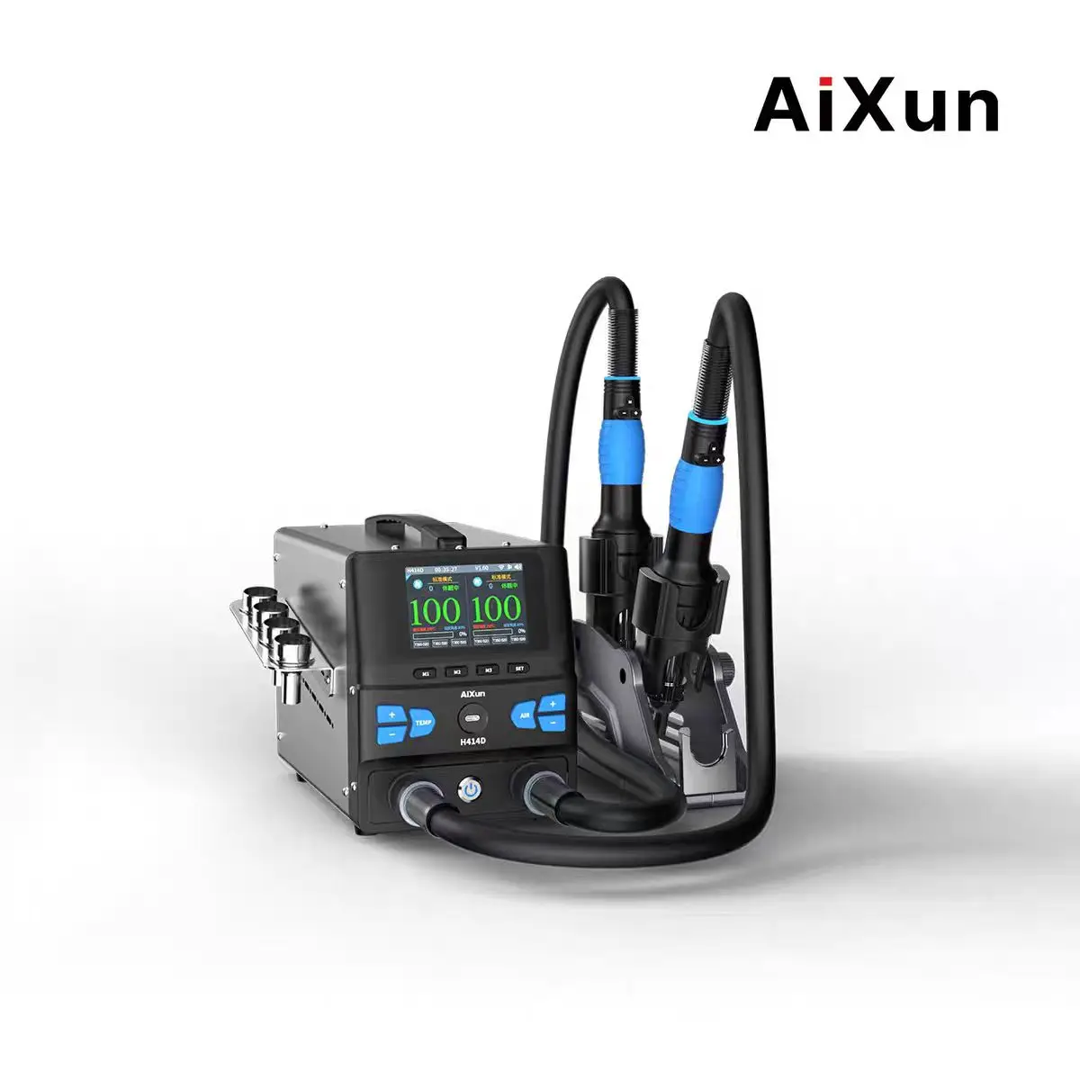 Aixun H414D 1400W Dual-station Hot Air Gun Smart Desoldering Station Connect Bluetooth and WIFI for Mobile Phone Repair Tool - Image 6