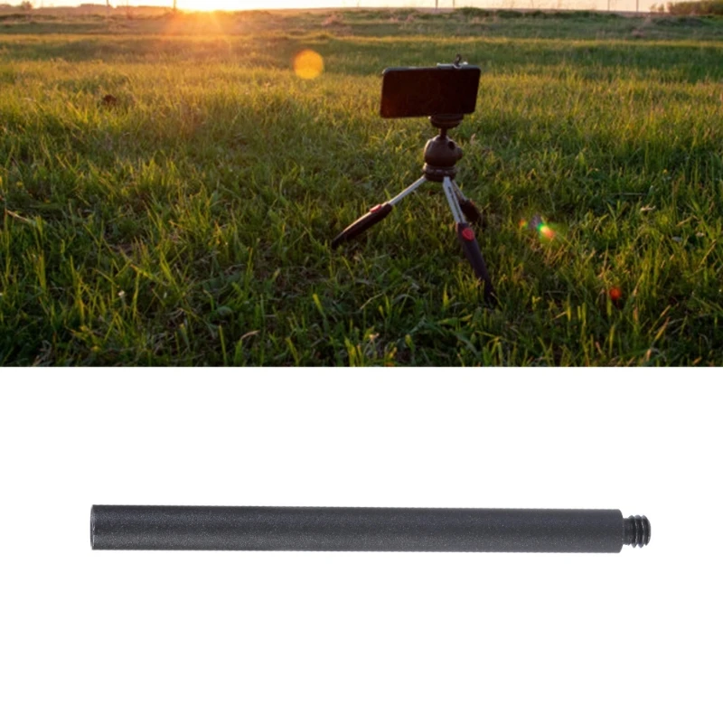 Asta Di Prolunga Filettata 1/4'' In Alluminio, 15.5 Cm, Maschio-femmina Per Dash Cam, Action Cam E Treppiedi