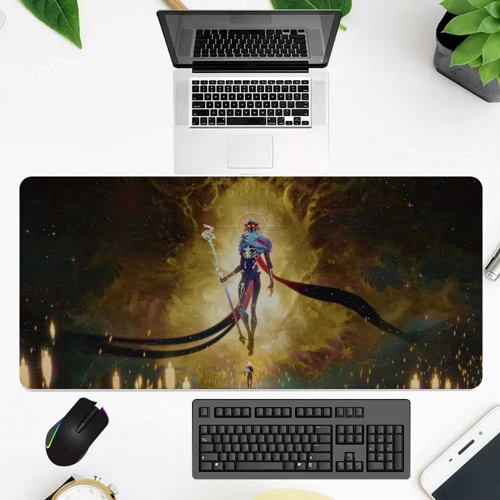 A-Arcane season 2  Viktor Mouse Pad office Large Small Computer pc Keyboard Rubber Game Anti-Slip Mice Mat big 2