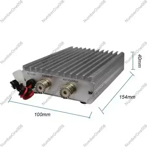 QRP 송수신기용 45W HF 전력 증폭기, Yaesu FT-817 IC-703 Elecraft KX3 Xiegu G90용 휴대용 선형 증폭기