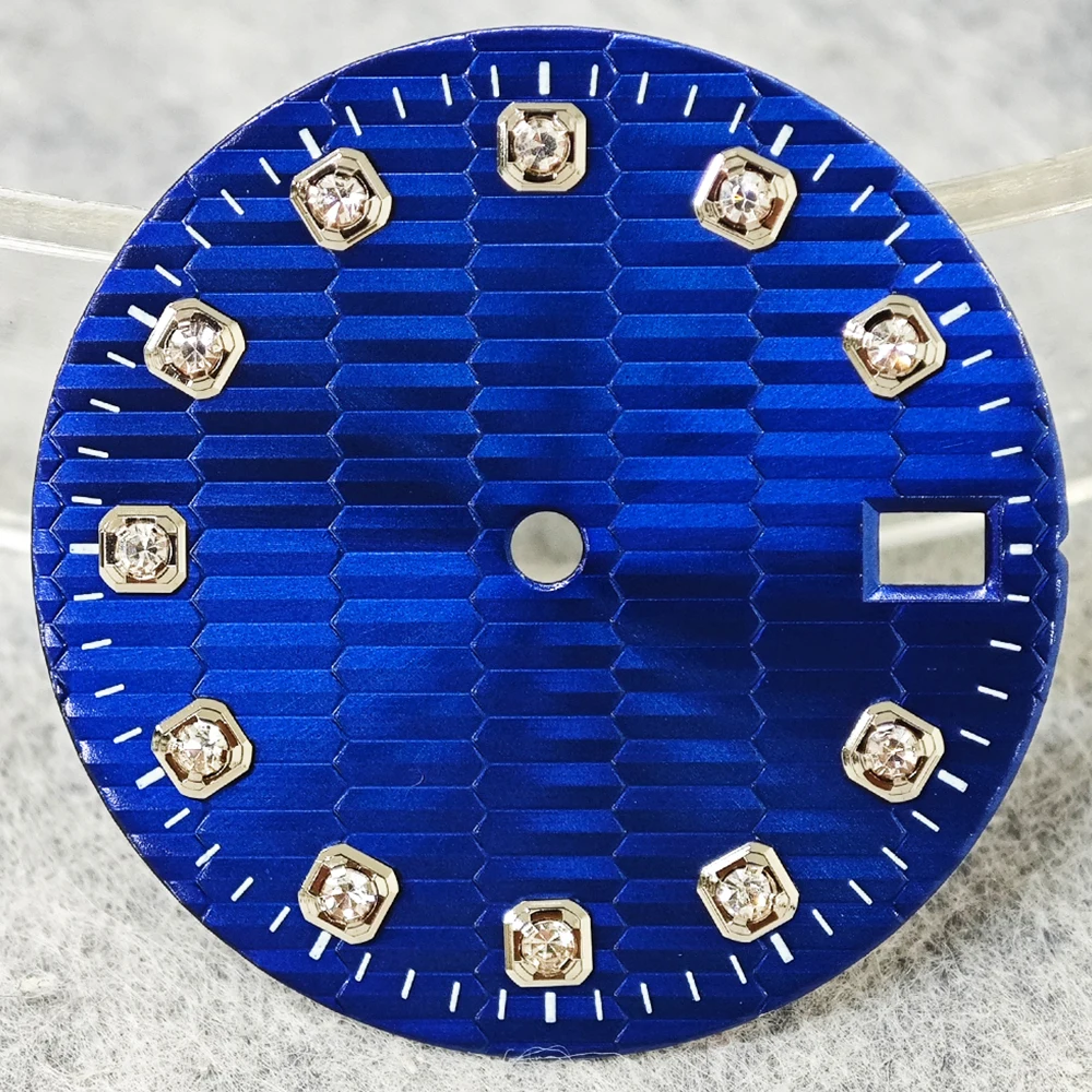 Green Luminous High-Quality Watch Face for Date Series, 28.5mm Dial
