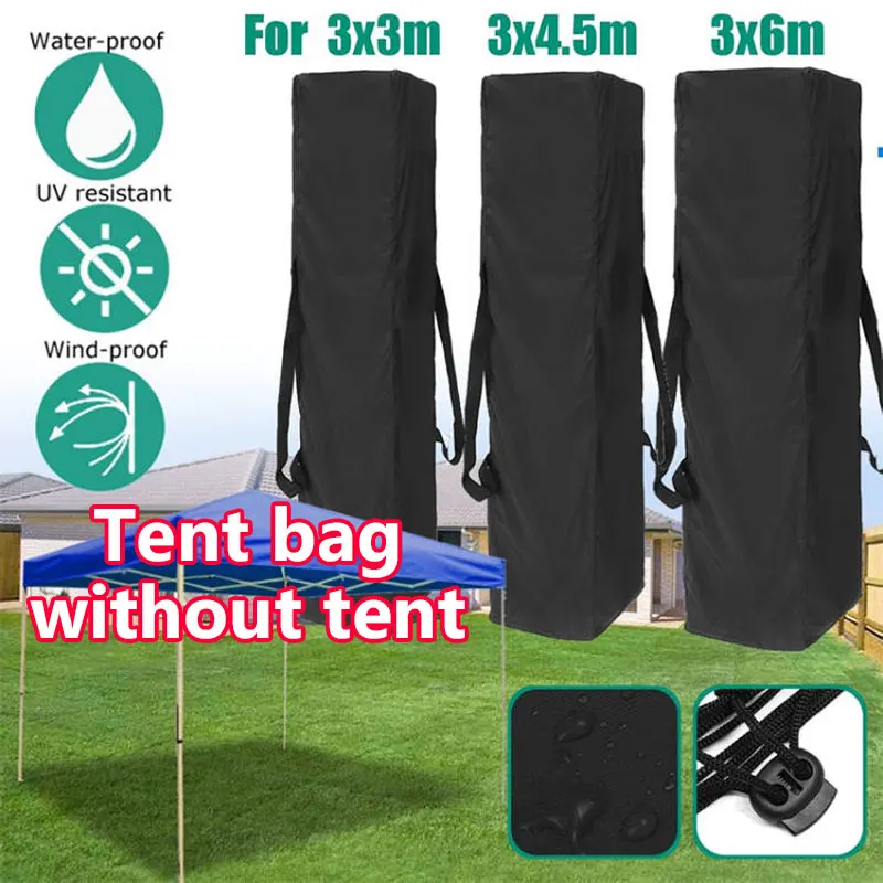 Without Tent Black Tent Storage Bag Waterproof Cover Sunscreen Canopy Outdoor Garden Awning Tote Bags Camping Shed Handbag rainproof tarpaulin