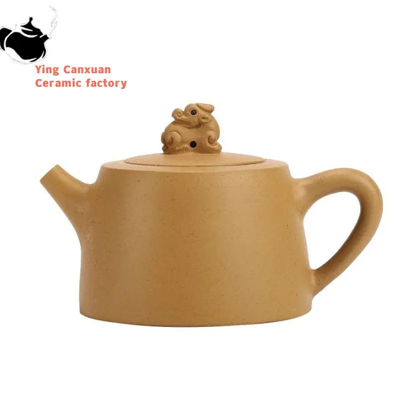 

200ml Authentic Yixing Purple Clay Teapot Master Handmade Tea Pot Raw Ore Duan Mud Kettle Chinese Zisha Tea Set Customized Gifts