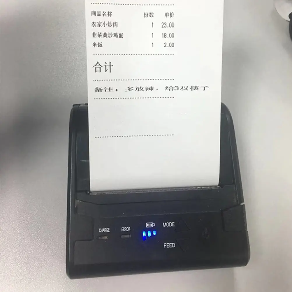 모든 미니 무 잉크 무선 열 POS 영수증 빌 프린터 용지 롤 용 80 롤 7x30MM 열 영수증 용지