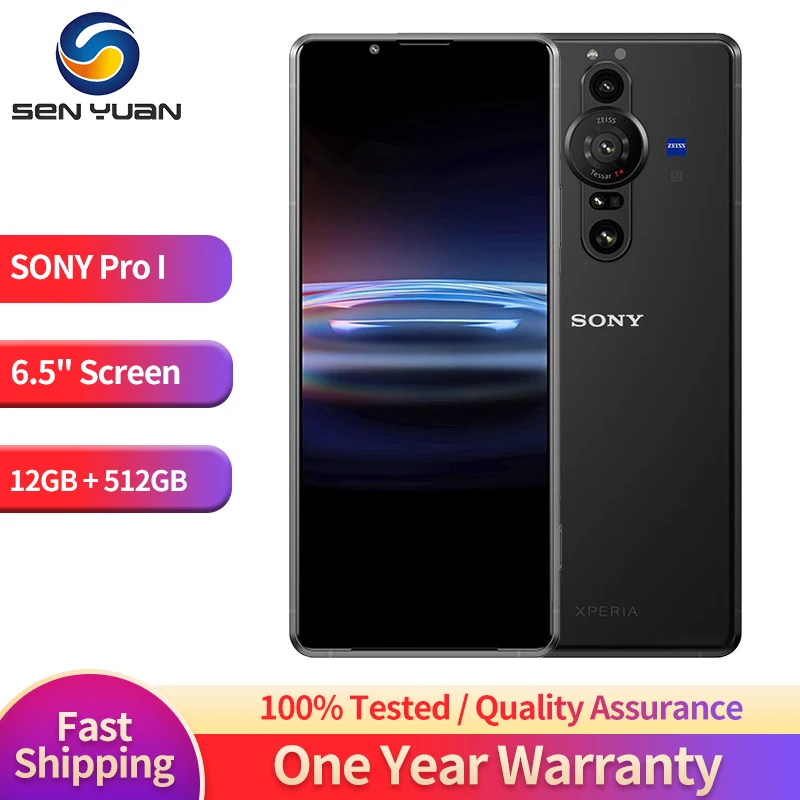 

Sony Xperia Pro I Pro-I 5G Dual Sim XQ-BE72 12GB RAM 512GB ROM 6.5" OLED Global Version Snapdragon Octa Core NFC Cell Phone