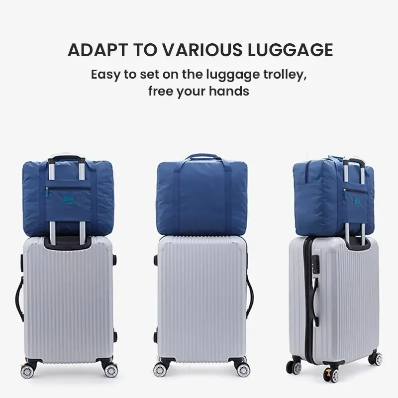 Foldable Travel Bag Lightweight Traveling Duffel Bag Women Men Tote Carry on Luggage Bags Weekender Overnight Bags travel bags duffel bag