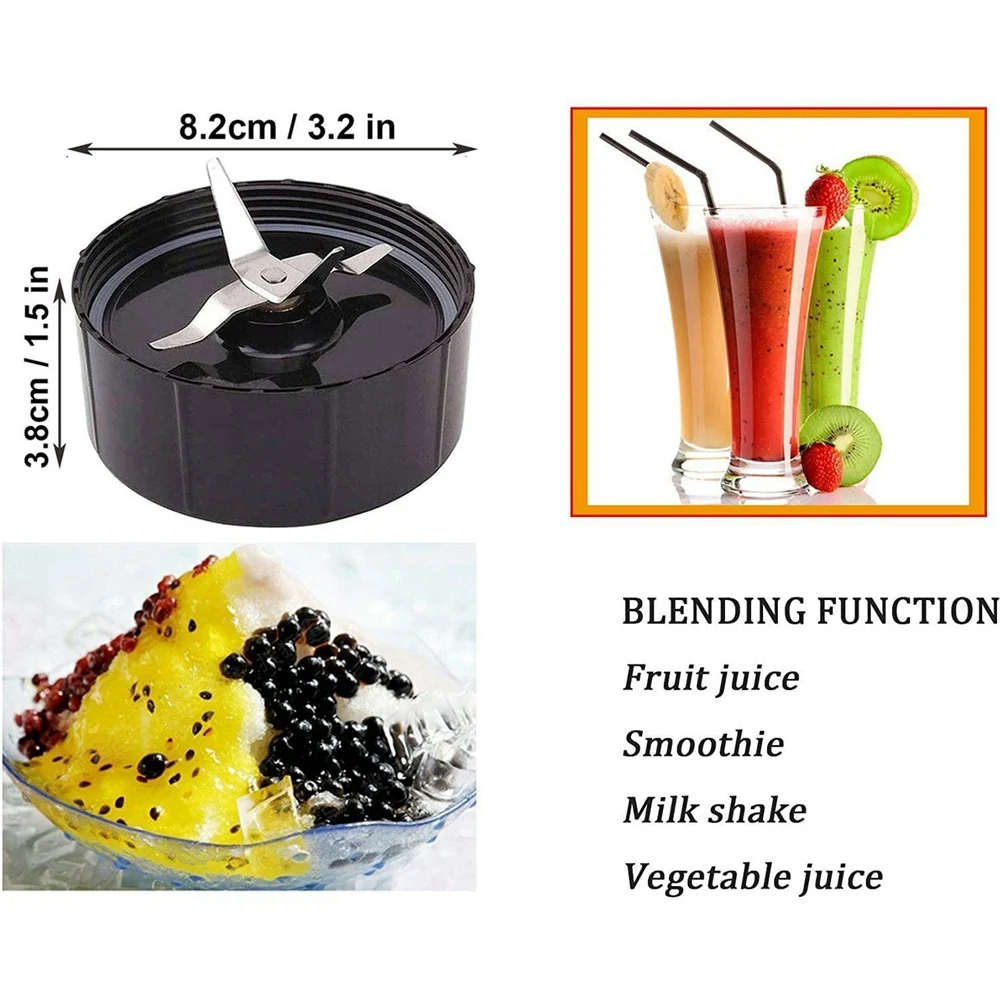 

Replacement Cross Blade + 16Oz Cup Set for Magic Bullet, Replacement Parts Compatible with 250W MB1001 Blender