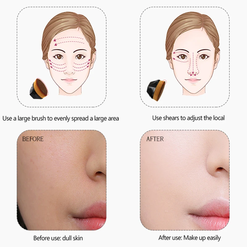 Makeup Brushes For BB Cream Powder Foundation Make-up for Women Brush Cosmetic Tool Makeup Brushes For BB Cream Powder Foundation Make-up for Women Brush Cosmetic Tool