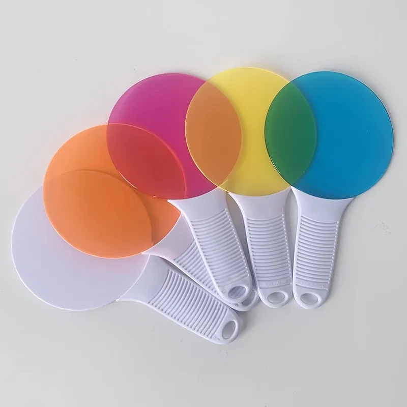 5PCS Set Montessori Color Mixing Learning Toys For Kids Physical Science Optical Filter Preschool Classroom Supplies