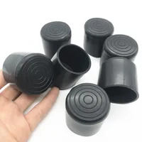 Rubber Chair Leg Tips Caps Non-Slip Round Furniture Feet Pads Protective Covers Sofa Chair Table Floor Protectors Home Office 2
