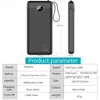 FERISING-Portable Charging 30000mah Power Bank, External Battery Charger for iPhone 16, Xaiomi, oneplus, 30000 mAh, 22.5W 6