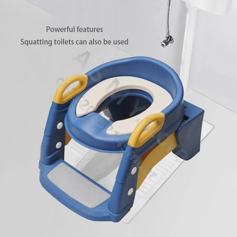 New Upgraded 2-in-1 Staircase Baby Toilet with Stable and Autonomous Toilet Use Children's Toilet Ladder/ for babies  0 to 10 4
