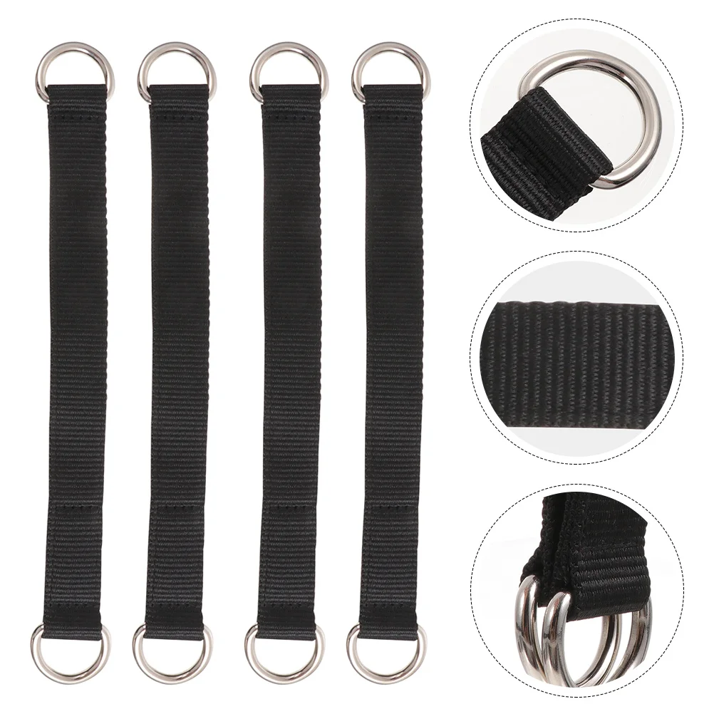 

4 Pcs Fitness Horizontal Strap Swing Hanging Belts Suspend Sports Assist Suspenders Gymnastic Ring Resistance Bands For Exercise