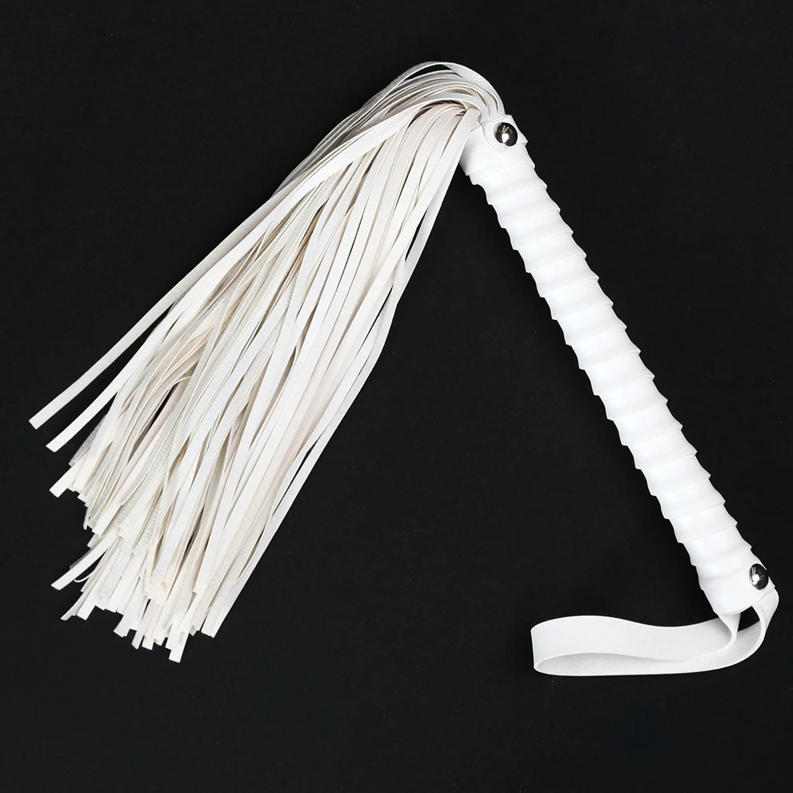 Leather Horse Whips 23.5 Inches Leather Crop Whip Horse Riding Crop Whip Soft Horse Black White Red Whip Equestrian Horse Whip 5