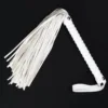 Leather Horse Whips 23.5 Inches Leather Crop Whip Horse Riding Crop Whip Soft Horse Black White Red Whip Equestrian Horse Whip 5