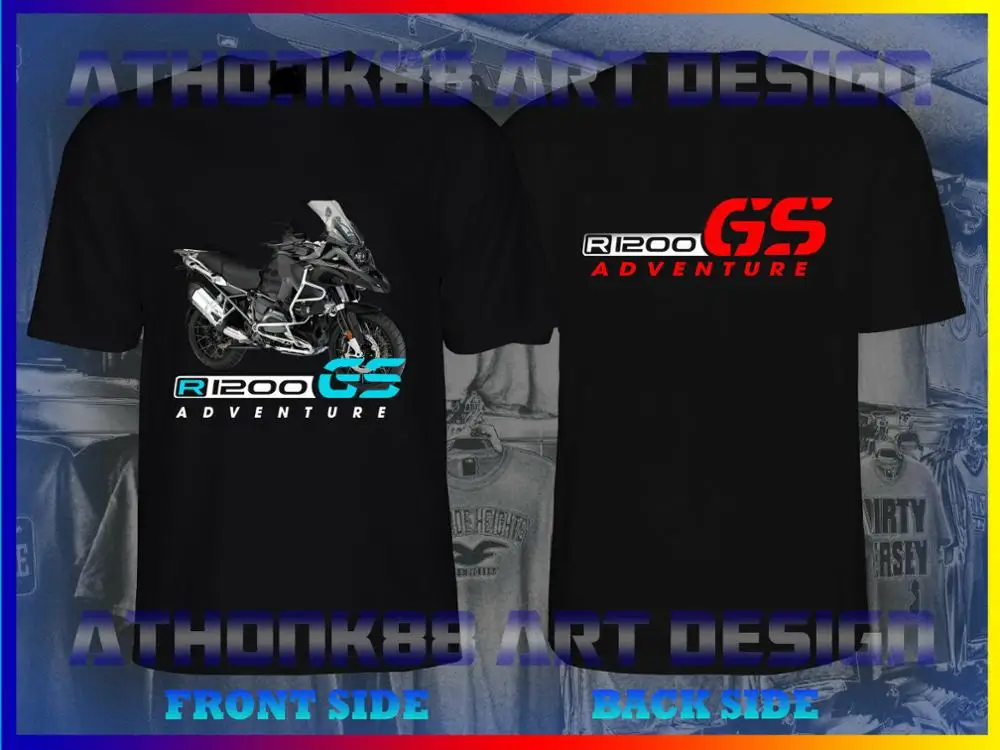 

NEW R1200GS ADVENTURE German Motorcycle Motorrad T-SHIRT double side