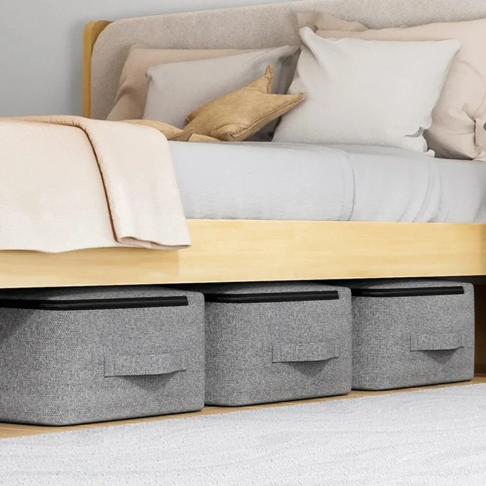 Underbed Storage Bag Widening and Thickening Handle Home Organizer Bags Foldable Dustproof and Moisture-Proof Clothing Storage 2