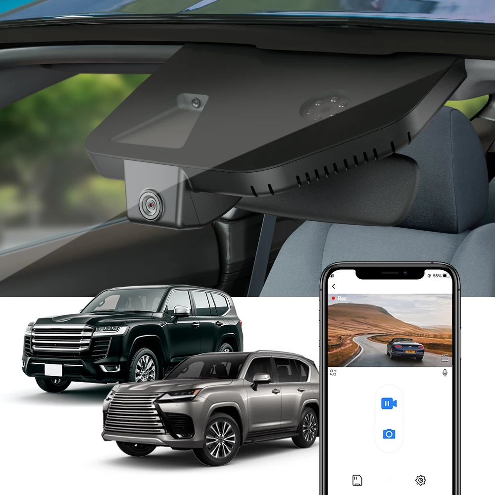 Dash Cam For Toyota Land Cruiser LC300 LC 300 GR Sport Lexus LX600 LX dash-cam-for-toyota-land-cruiser-lc300-lc-300-gr-sport-lexus-lx600-lx