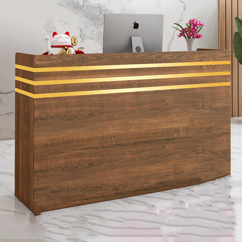 Cashier White Reception Desks Nordic Design Bar Luxury Modern Reception Desks Stylish Office Mostrador Commercial Furniture