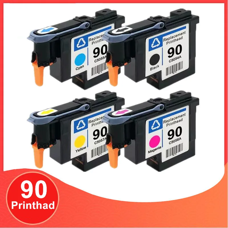 Cabeça de Impressão Compatível para hp 90 C5054a C5055a C5056a C5057a Hp90 da Cabeça de Impressão para hp Designjet 4000 4000ps 4020 4500 4520 de Impressora