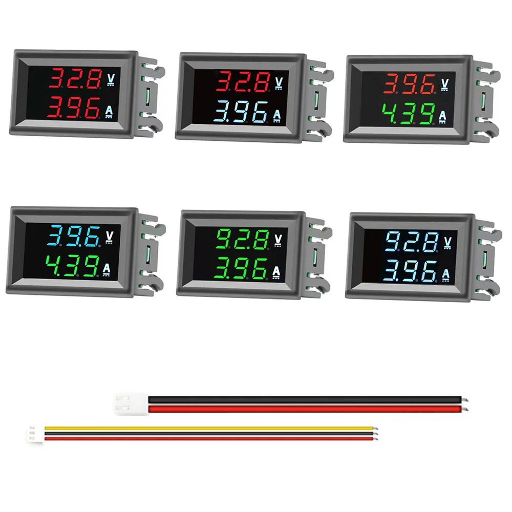 Voltm tre Num rique Pour Touristes Amp rem tre LED Bleu Et Rouge 