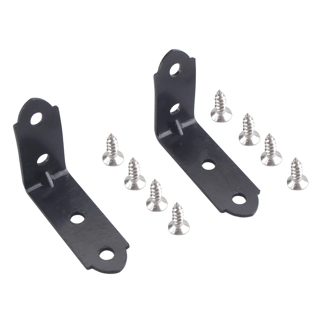 1Pair Glove Box Hinge LID Snapped Repair Kit Audi A3 A4 S4 B6 B7 2001-2008 2 Hinge Brackets + 8x Screws glove box lid