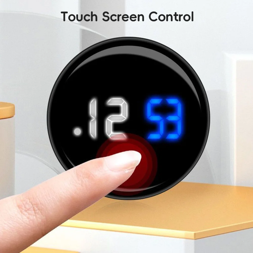 Mini Uhr Digital Armaturenbrett-Autouhr, Kfz-Digitaluhr Auto