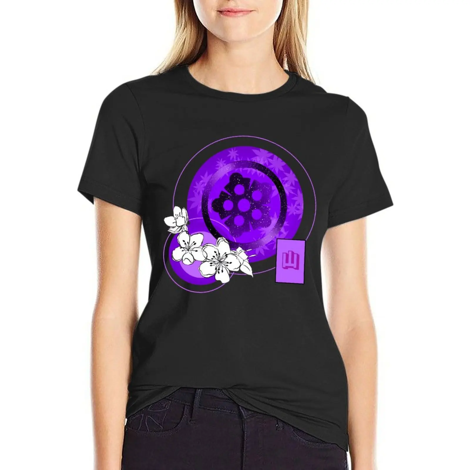 

Donatello Hamato logo T-shirt plus size tops summer tops tees oversized workout shirts for Women