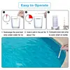 50pcs 6 In 1 Multipurpose Chlorine PH Test Strips SPA Swimming Pool Water Tester Paper Residual Chlorine PH Value Test 4