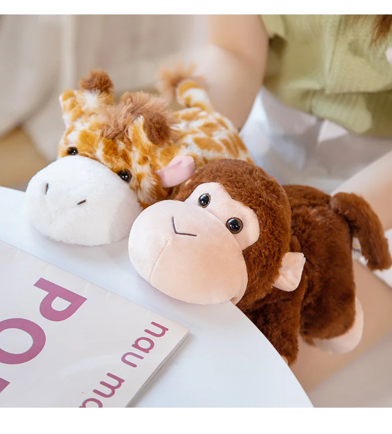 Kawaii Stuffed Plush Animal Puppets - Educational Baby Toys for Kids