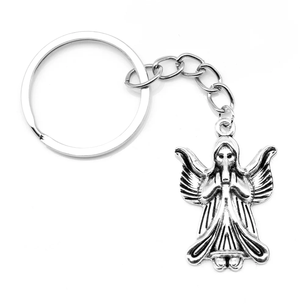 

1 Piece Angels Keychain For Car Key Diy Jewelri 23x35mm