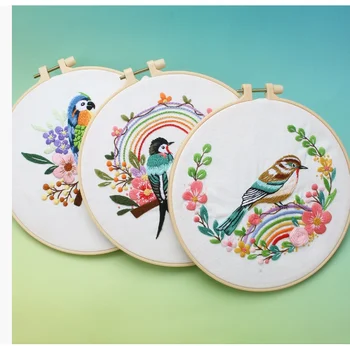 Chinese Flower Embroidery Kit 1