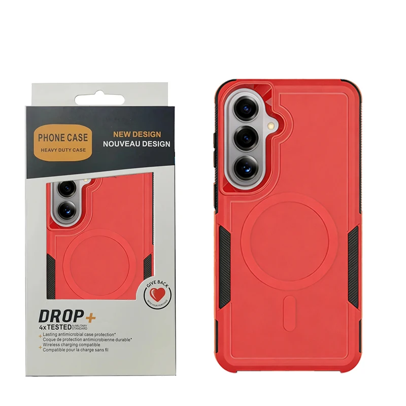 Hybrid PC+TPU Magnetic Armor Shockproof Phone Case