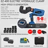 EZ-400 EZ-300 Rechargeable Hydraulic Pliers Electric Hydraulic Crimping DC18V/5Ah Charging Crimping Pliers Tool Ex-Factory Price 6