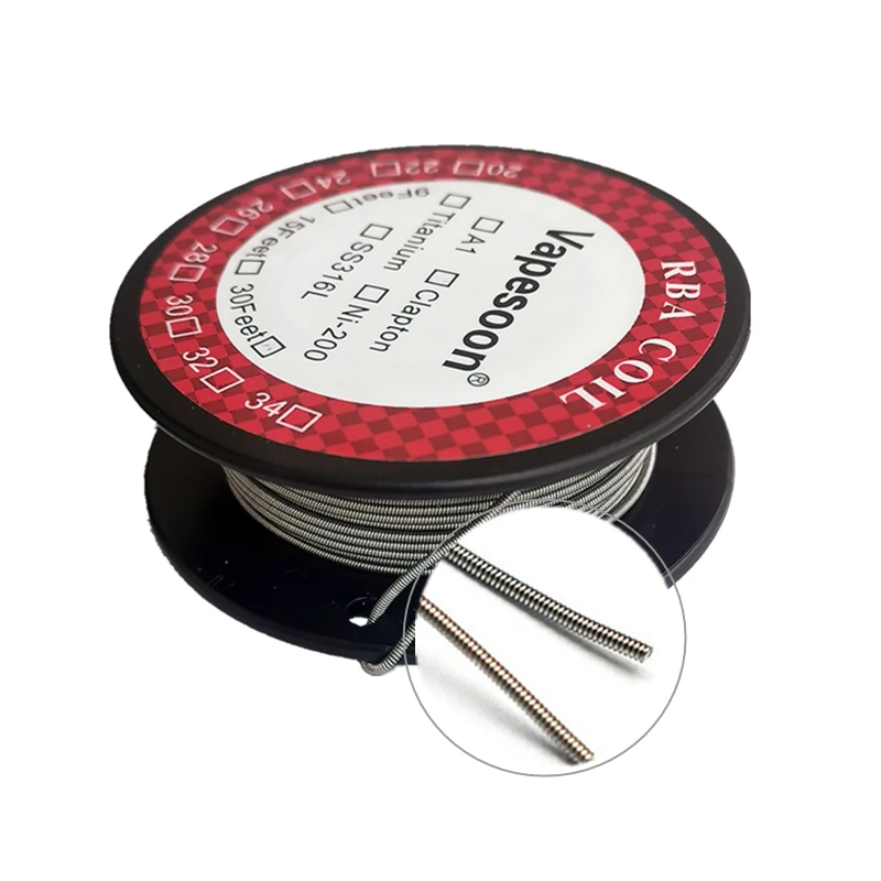 

30Feet/roll Cables Resistance Clapton Heating Wire For DIY Vaporizer Deck Wick